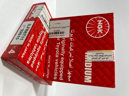 تصویر از شمع پایه بلند ایریدیوم قرمز NGK ژاپن